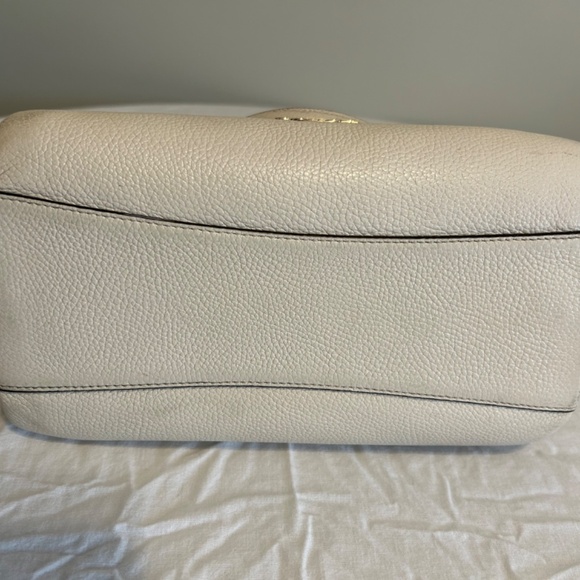 White Coach Prairie Satchel with Polished Pebble Leather - Picture 6 of 9